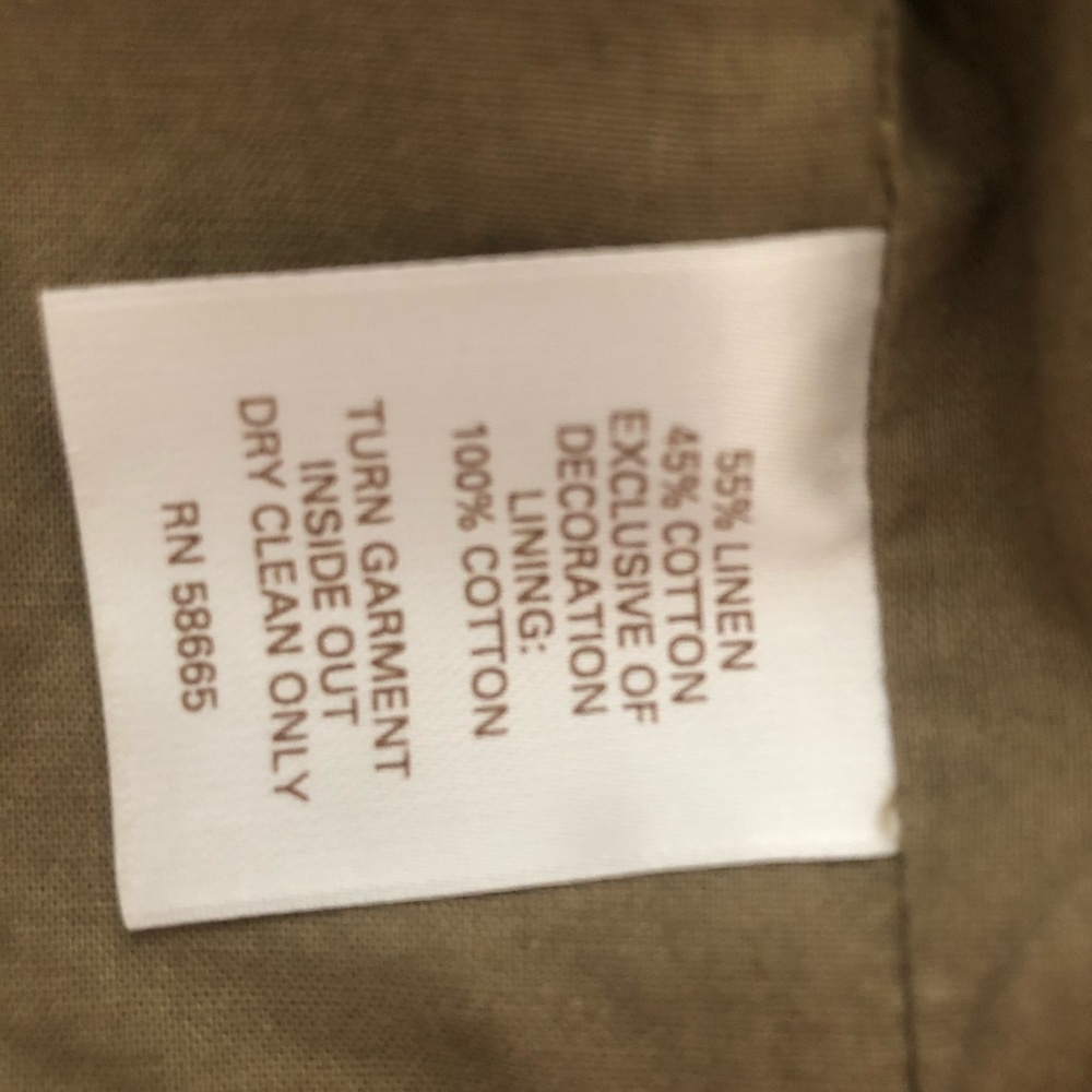 Halogen Linen blend jacket blazer - Picture 8 of 10